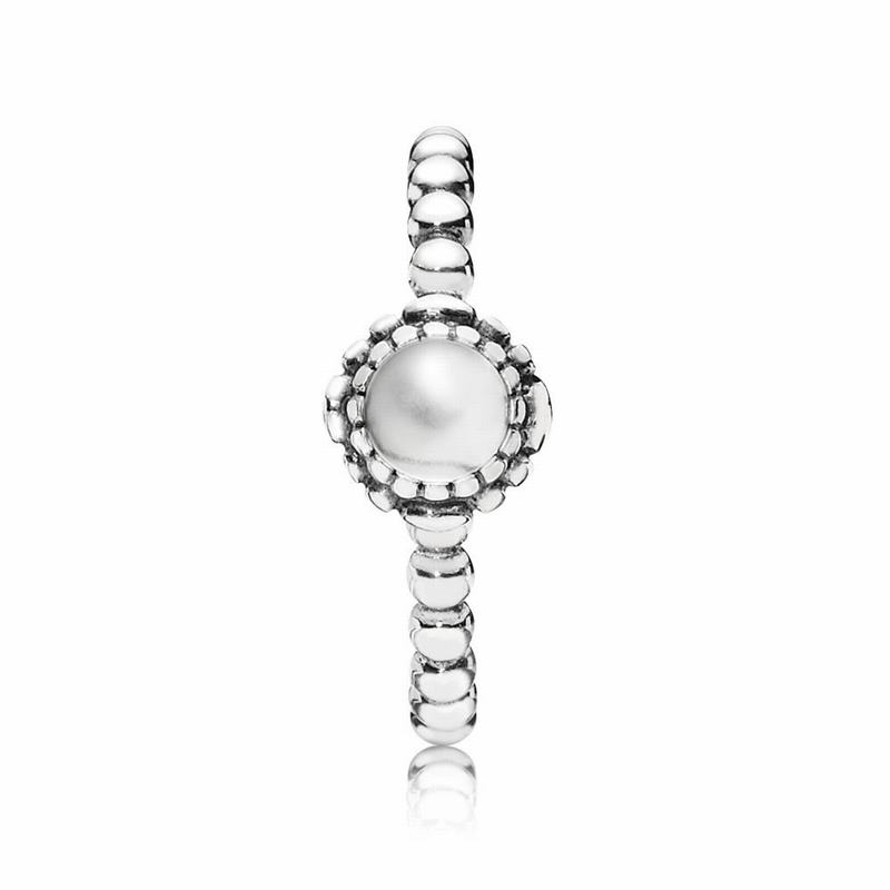 Pandora Australia Birthday Blooms Ring April - Sterling Silver | TOFDNL521